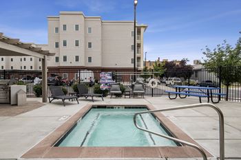 Pool side view